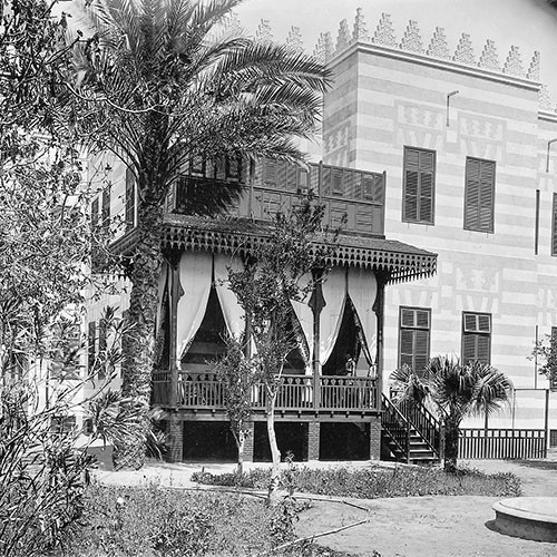 Die Villa war Oppenheims standesgemäßes Domizil während seiner Kairoer Jahre